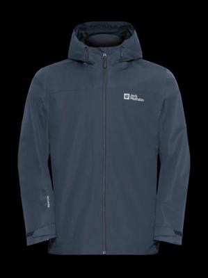 Jack wolfskin Taubenberg 3 in 1 jas Heren Midnight Sky M Jack wolfskin Taubenberg 3 in 1 jas Heren Midnight Sky M