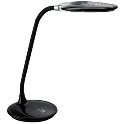 Dimbare LED Bureaulamp met Vergrootglas 5W - Natuurlijk Wit 5000K - Glans Zwart