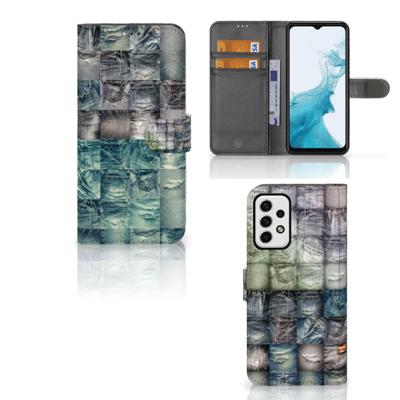 Wallet Case met Pasjes Samsung Galaxy A23 Spijkerbroeken