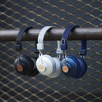 HOUSE OF MARLEY EM-JH133-DN Positive Vibration 2 Bt, Draadloze Bluetooth On-Ear Hoofdtelefoon, Geluidsisolatie, Premium Geluid, Microfoon, Opladen Via Usb, 10 Uur Batterijduur, Denim, Eén maat, blauw - thumbnail