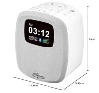 Sangean DCR-83 Radio DAB+, VHF (FM) AUX, Bluetooth, USB Acculaadfunctie, Wekfunctie Wit - thumbnail