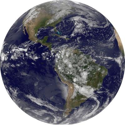 Komar Dots; Komar Home Behangcirkel Earth - D1-016