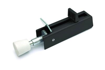 DX Deurvastzetter voetstift 122x30mm - zwart DX Deurvastzetter voetstift 122x30mm - zwart