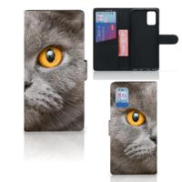 Telefoonhoesje | Met pasjeshouder | Samsung Galaxy A02s | M02s Britse Korthaar - thumbnail