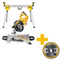 DeWALT DWS773SET Afkort-/Verstekzaag 216mm 1300W + DE7033 Onderstel - thumbnail