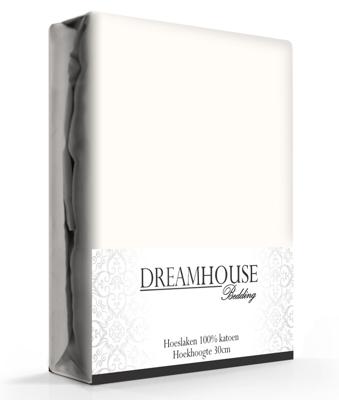 Dreamhouse Katoenen Hoeslaken Creme 70 x 200 cm
