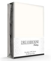 Dreamhouse Katoenen Hoeslaken Creme 90 x 220 cm - thumbnail