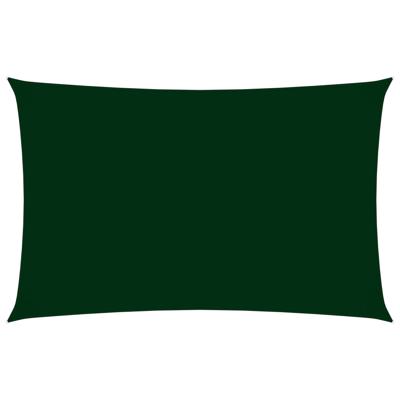 Zonnescherm rechthoekig 5x8 m oxford stof donkergroen