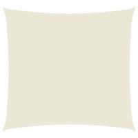VidaXL Zonnescherm vierkant 3,6x3,6 m oxford stof crèmekleurig - thumbnail