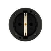 REV 0512150555 Koppeling met randaarde Rubber 250 V Zwart IP20 - thumbnail