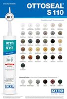 Ottoseal S110 Premium Silicone 310ml - RAL 7016 - thumbnail