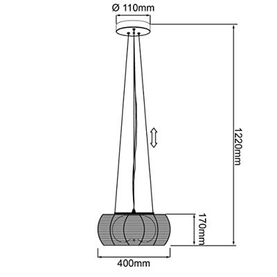 Brilliant Design hanglampRelax Ø 40cm - 61190/53