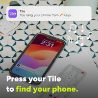 Tile by Life360 Mate (2024) – Bluetooth-tracker, sleutelfinder en itemfinder voor sleutels, tassen en meer. Telefoonzoeker. Zowel iOS- als Android-compatibel. 1-pack (zwart) - thumbnail