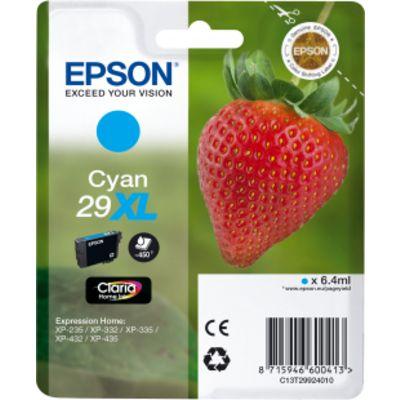Epson inktcartridge 29X,L 450 pagina&apos;s, OEM C13T29924012, cyaan
