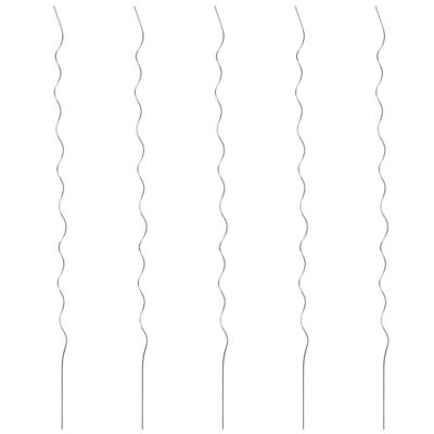 VidaXL Plantenstok spiraal 110 cm gegalvaniseerd staal 5 st