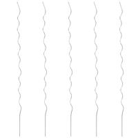 VidaXL Plantenstok spiraal 110 cm gegalvaniseerd staal 5 st - thumbnail