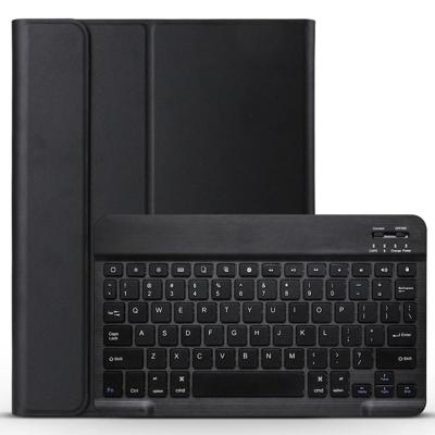 A11 Bluetooth 3 0 ultra-dunne ABS afneembare Bluetooth toetsenbord lederen case voor iPad Pro 11 inch (2018) met houder (zwart)