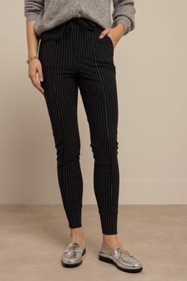 Franka pinstripe trousers - black/off white - 13622 Franka pinstripe trousers - black/off white - 13622