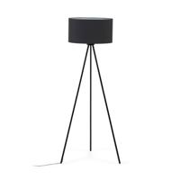 Kave Home Vloerlamp 'Ikia' kleur Zwart - thumbnail