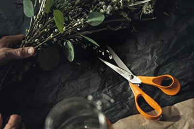Fiskars classic universele schaar 21 cm oranje/rvs - thumbnail