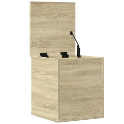 Opbergbox 40x42x46 cm bewerkt hout sonoma eikenkleurig