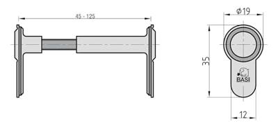 Basi 9000-0050 Universele blindcilinder
