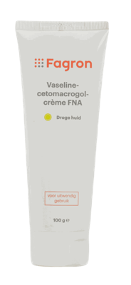 Fagron Vaseline Cetomacrogolcrème Droge Huid Fagron Vaseline Cetomacrogolcrème Droge Huid
