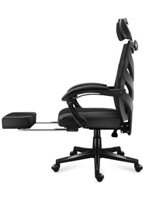 HUZARO COMBAT 5.0 BLACK GAMING STOEL - thumbnail