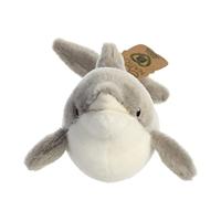 Eco Nation Pluchen knuffel - dolfijn - 28 cm - thumbnail