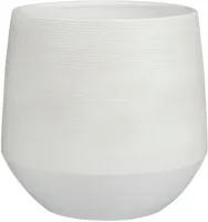 Mica Decorations bloempot Evora 30x28cm off white - thumbnail