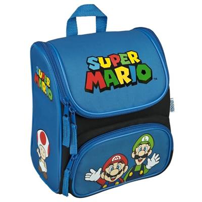 Undercover School rugzak super mario blauw