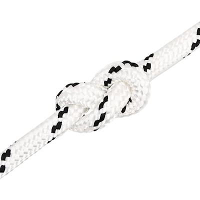 Boottouw gevlochten 16 mmx50 m polyester wit Boottouw gevlochten 16 mmx50 m polyester wit