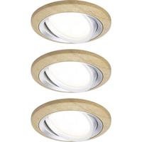 Paulmann 92239 Lanati LED-inbouwlamp LED 6 W Aluminium (gedraaid) - thumbnail