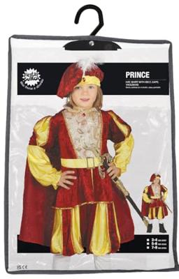 Rode prins kostuum kind