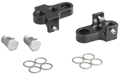 Crankverkorter Mirage T6 aluminium met RVS bouten - zwart Crankverkorter Mirage T6 aluminium met RVS bouten - zwart