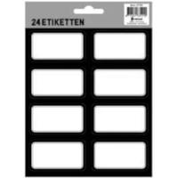 Etiketten A5 24 stuks Zwart - thumbnail
