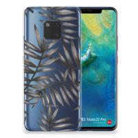 Huawei Mate 20 Pro | TPU Case | Leaves Grey - thumbnail