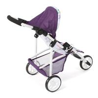 Poppenwagen Jogger Lola - Flowers Lila - thumbnail