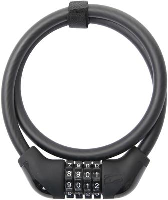 CONTEC cijfer-kabelslot "powerloc" ct comb.cab.lock powerloc 12mm x 85cm black