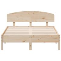 Bedframe zonder matras massief grenenhout 120x190 cm - thumbnail