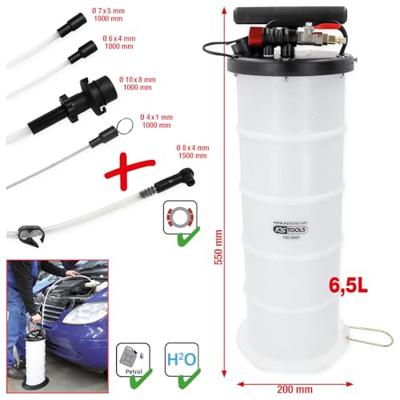 KS Tools 160.0865 Vacuümafzuigpomp 6,5 liter inclusief 4 sondes KS Tools 160.0865 Vacuümafzuigpomp 6,5 liter inclusief 4 sondes