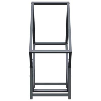 Brandhoutrek 60x25x60 cm koudgewalst staal antracietkleurig