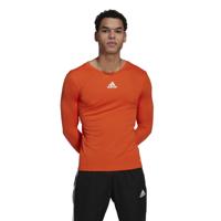 adidas Team Ondershirt Lange Mouwen Oranje - thumbnail