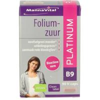 Mannavital Foliumzuur platinum 90 Vegetarische capsules - thumbnail
