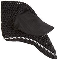 Vliegennetje met oren zwart - thumbnail