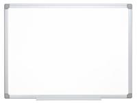 Q-CONNECT whiteboard, met aluminium frame, melamine, 1zijde wit, 1 zijde geruit, 90 x 60 cm - thumbnail