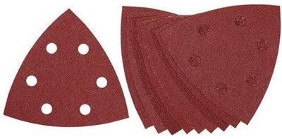 DeWalt Accessoires deltaschuurpapier, 93x93mm, 6 gaten (d26430), k120 - dt3093-qz