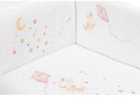 Interbaby bedtextielset Olifant junior katoen wit 3-delig - thumbnail