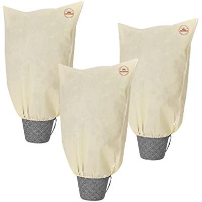 Plantbeschermingshoes Set van 3 Beige 1,2x1,8m