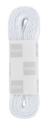 HEMA Schoenveter plat 150 cm (wit)